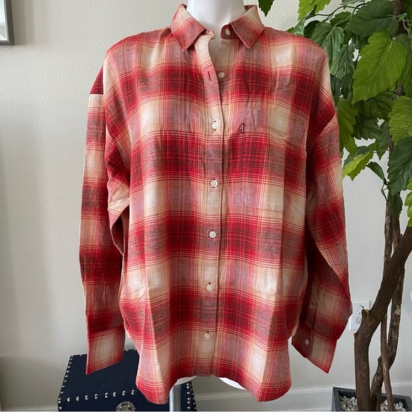 Levi’s Women’s HENRI FLANNEL SHIRT - Picture 4 of 16